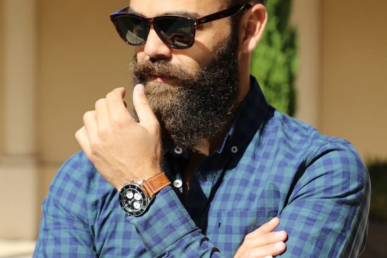 homme barbe idée look cheveux coupe