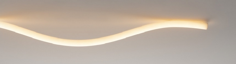 luminaire extérieur design La Linea lampe en silicone suspendue