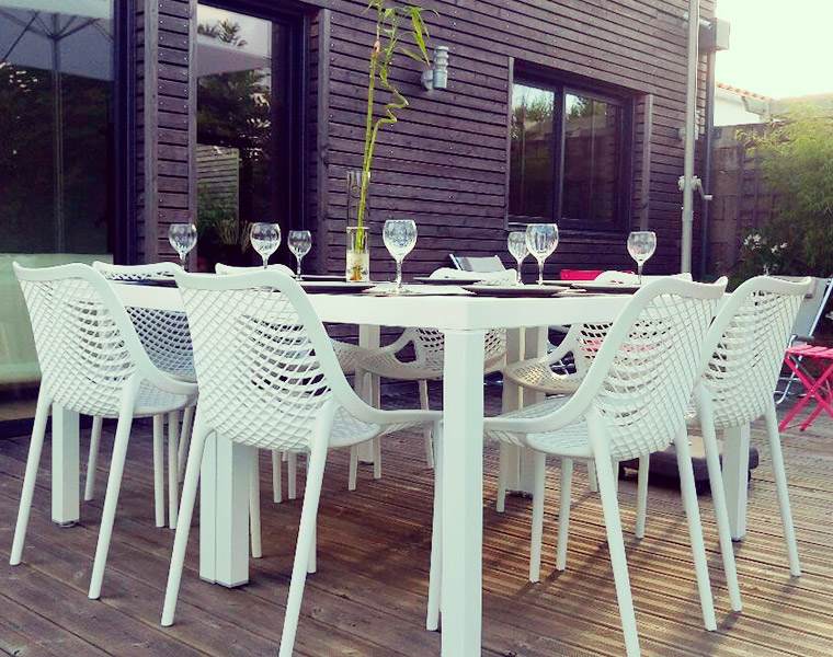 mobilier de jardin table terrasse chaises design alterego