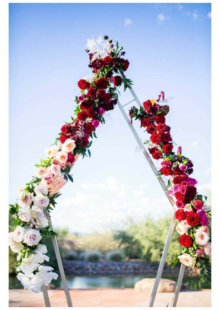 thème mariage minimaliste deco florale