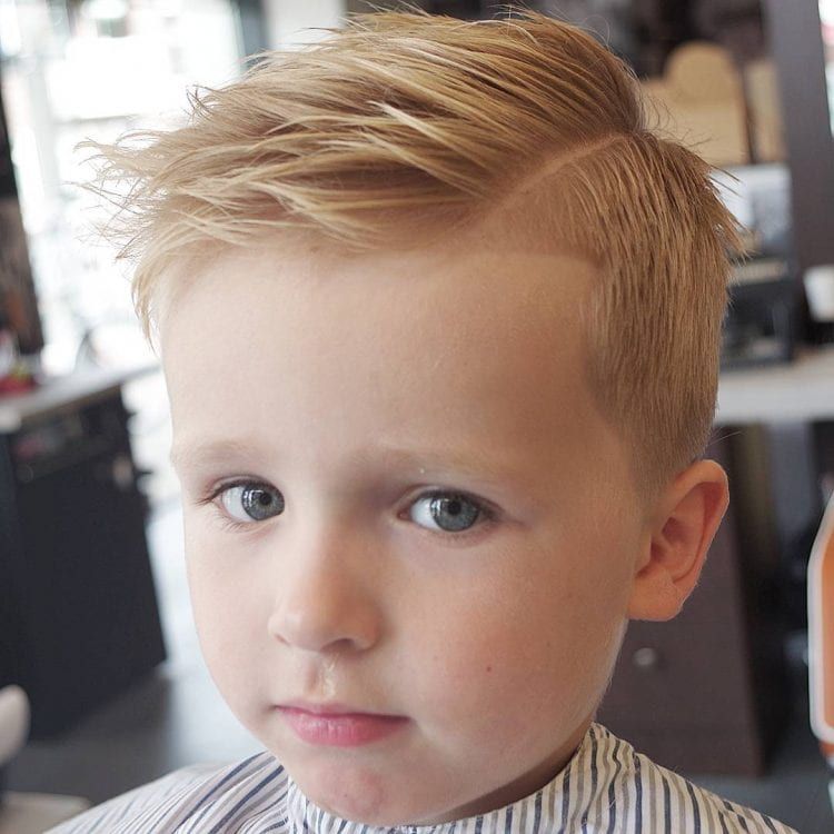 coupe petits garcons blond