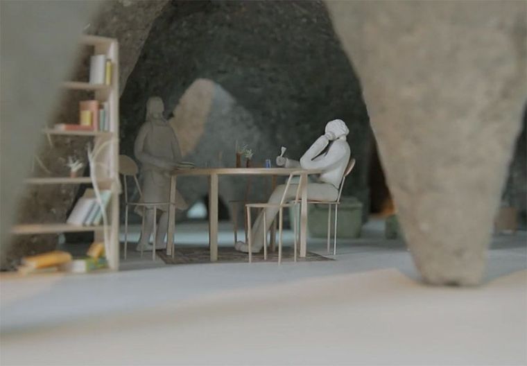 restaurant japonais design grotte