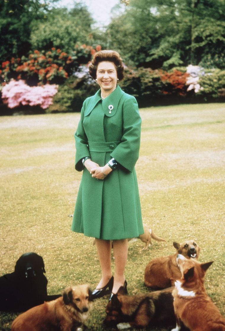 Robes de la reine d’Angleterre Elizabeth