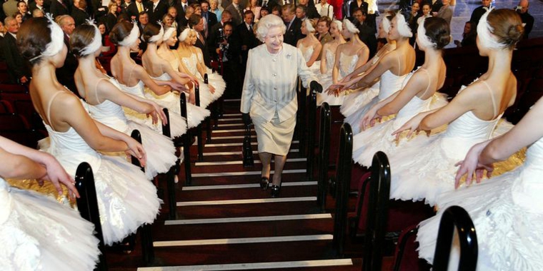 2004 tenue de mode famille royale britannique