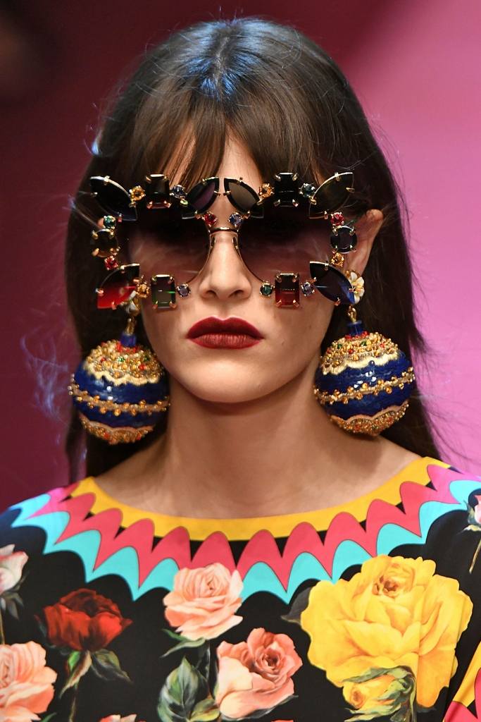 lunettes de soleil tendance 2019 bling Dolce qnd Gabbana