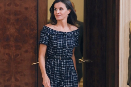 Reine Letizia Espagne robe zara