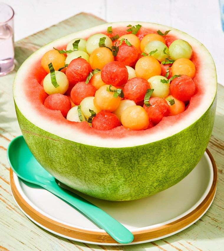 salade fruits ete melon idee
