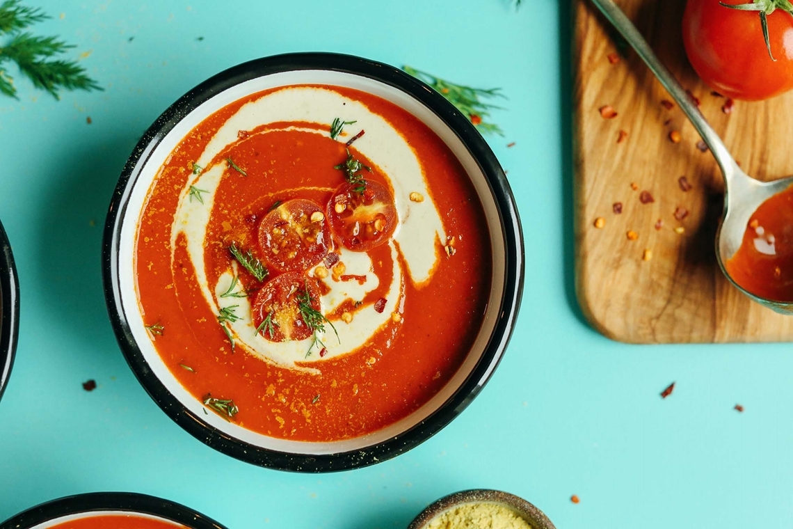 velouté de tomates pour l'été