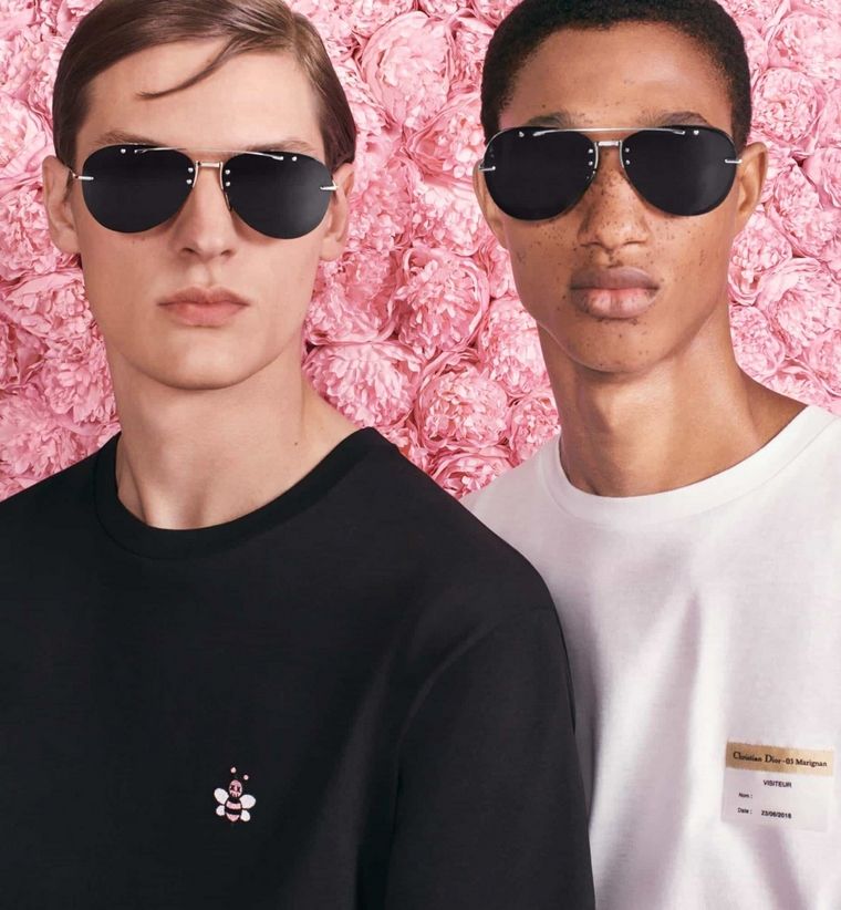 lunettes de soleil tendance 2019 verres noirs homme Dior