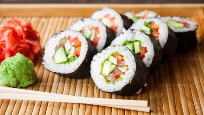 comment manger des sushis