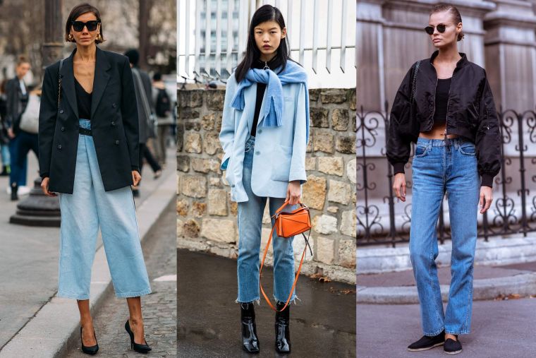 jeans et veste de style casual chic femme