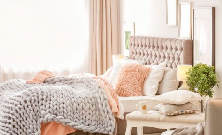 chambre moderne en couleurs