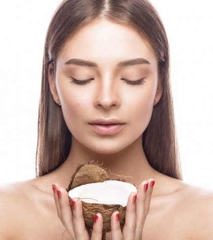 huile de coco pour la peau de visage