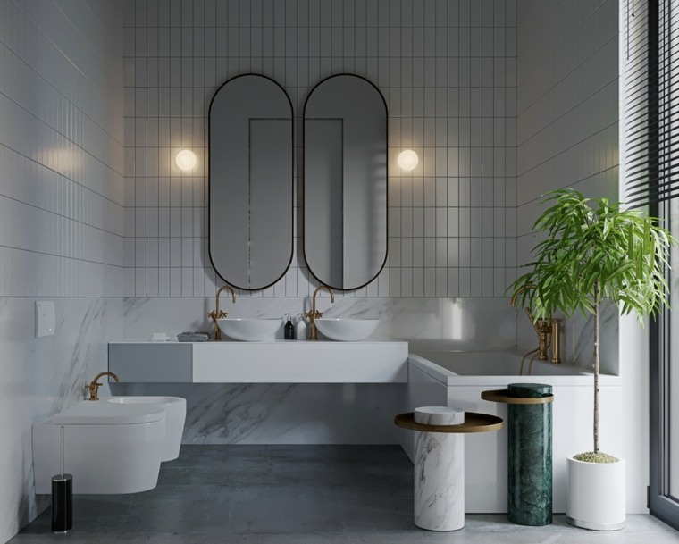 idees-eclairage design salle bain