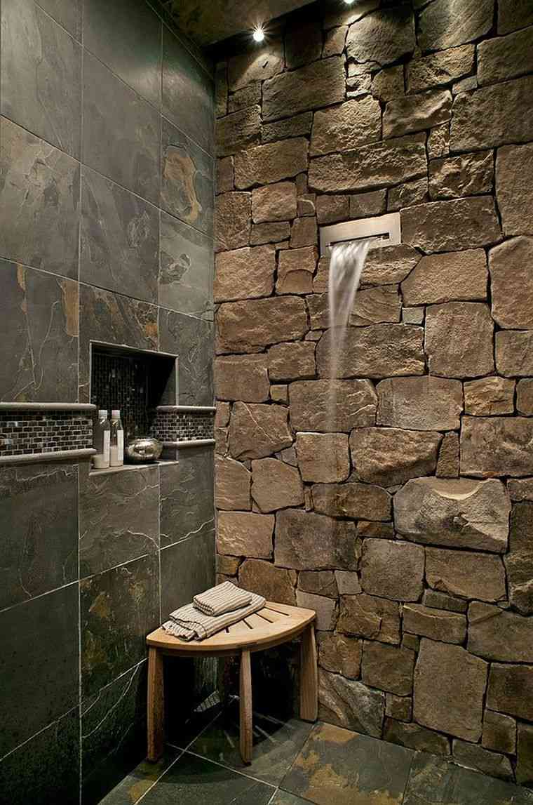 salle de bain pierre design