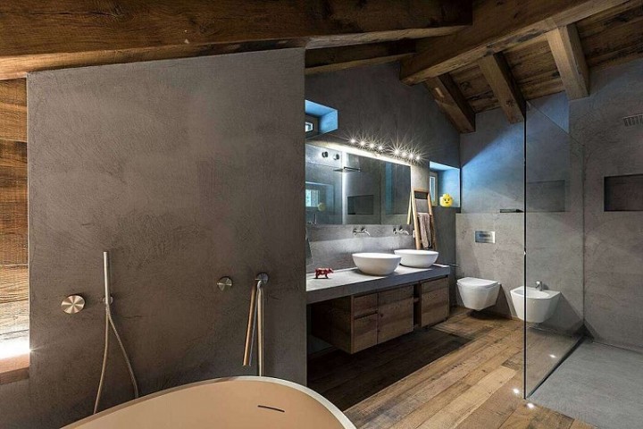salle de bain luminaire design tendance