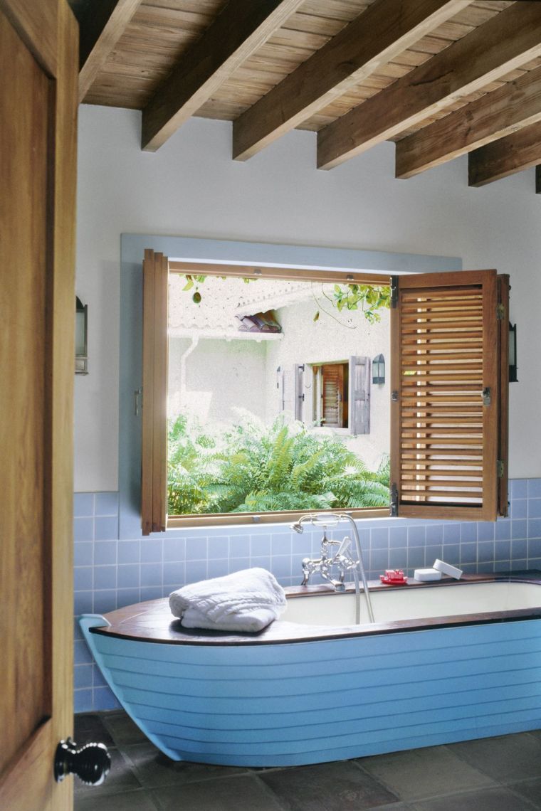 salle de bain de style nautique