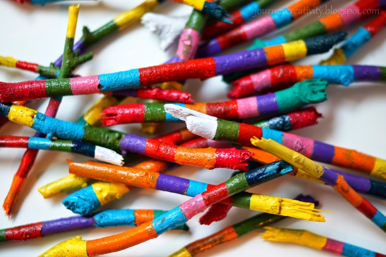 Kit DIY Fleurs En Cure-pipes - 400 Cure-pipes + étamines + Fils + Colle - 4 Couleurs - Pour Créations Manuelles
