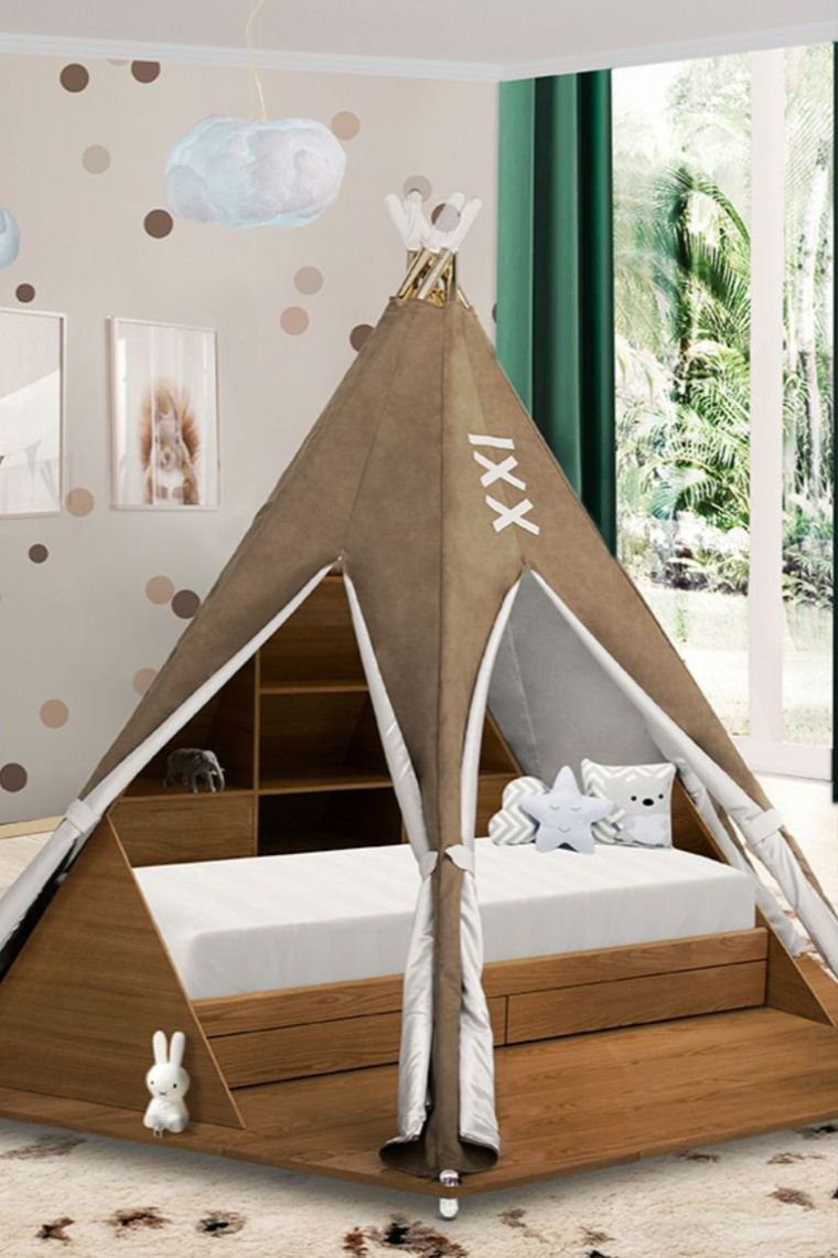 lit tipi de chambre enfant