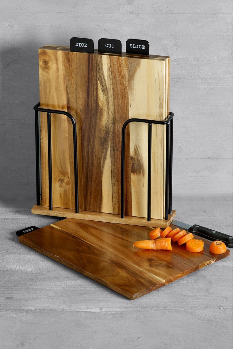 objet rangement couteaux étiquettes