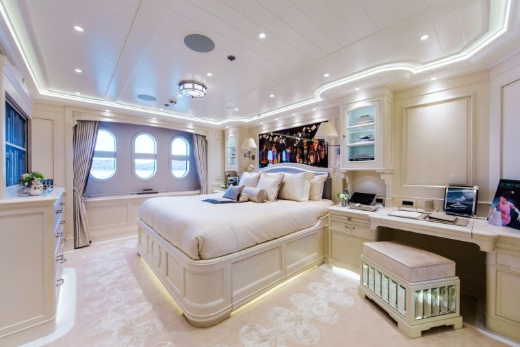 chambre luxe yacht design