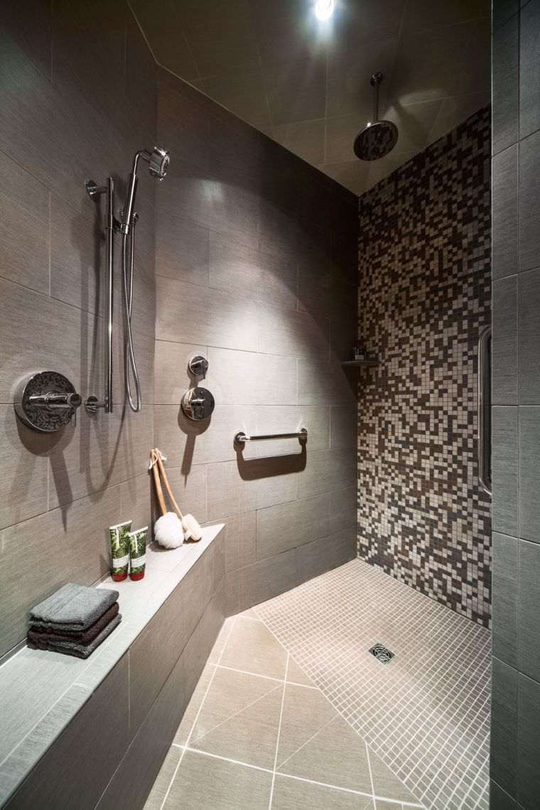 douche de salle de bain moderne 