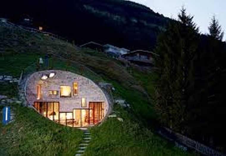 maison souterraine en Suisse