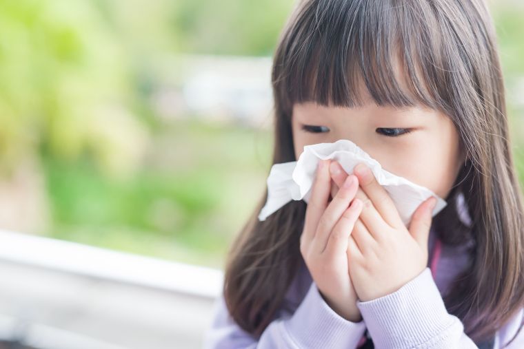 rhinite allergique saisonnière enfant 