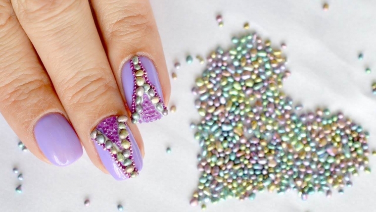 ongles paillettes