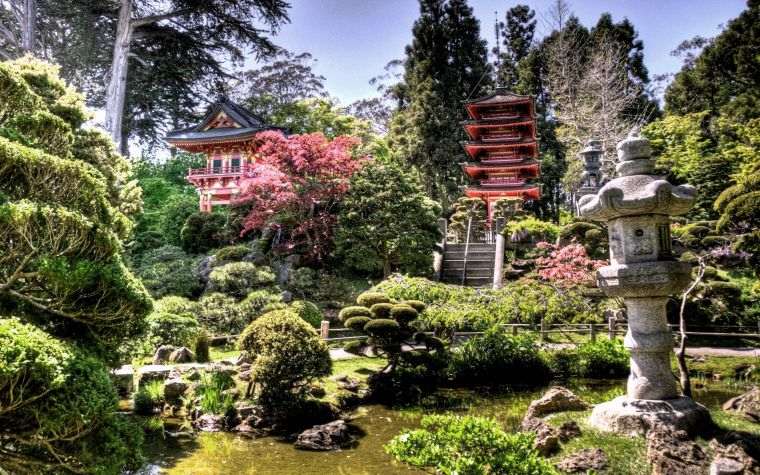 décoration de jardin japonais 