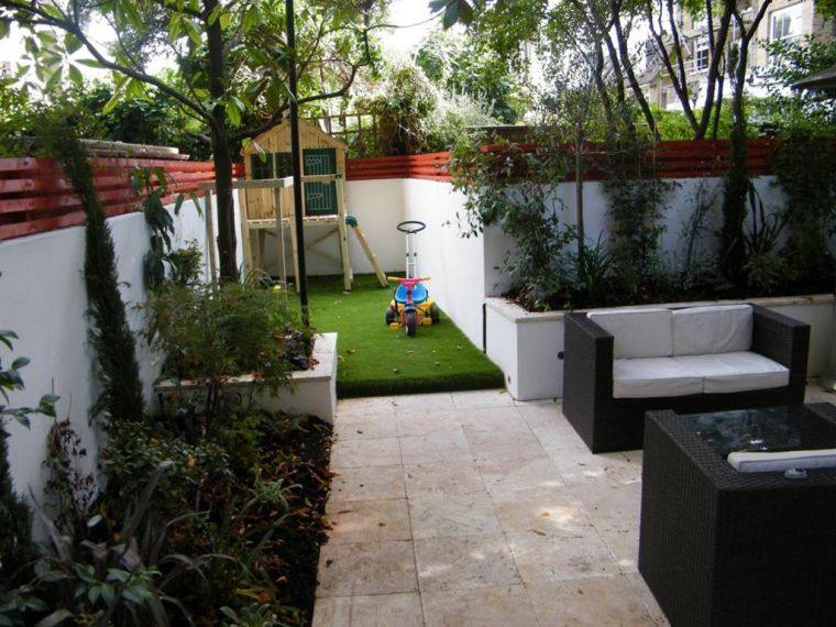 jardin minimaliste moderne et originale 