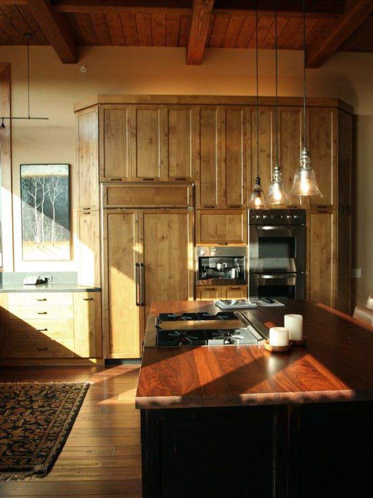 comptoir de cuisine en bois