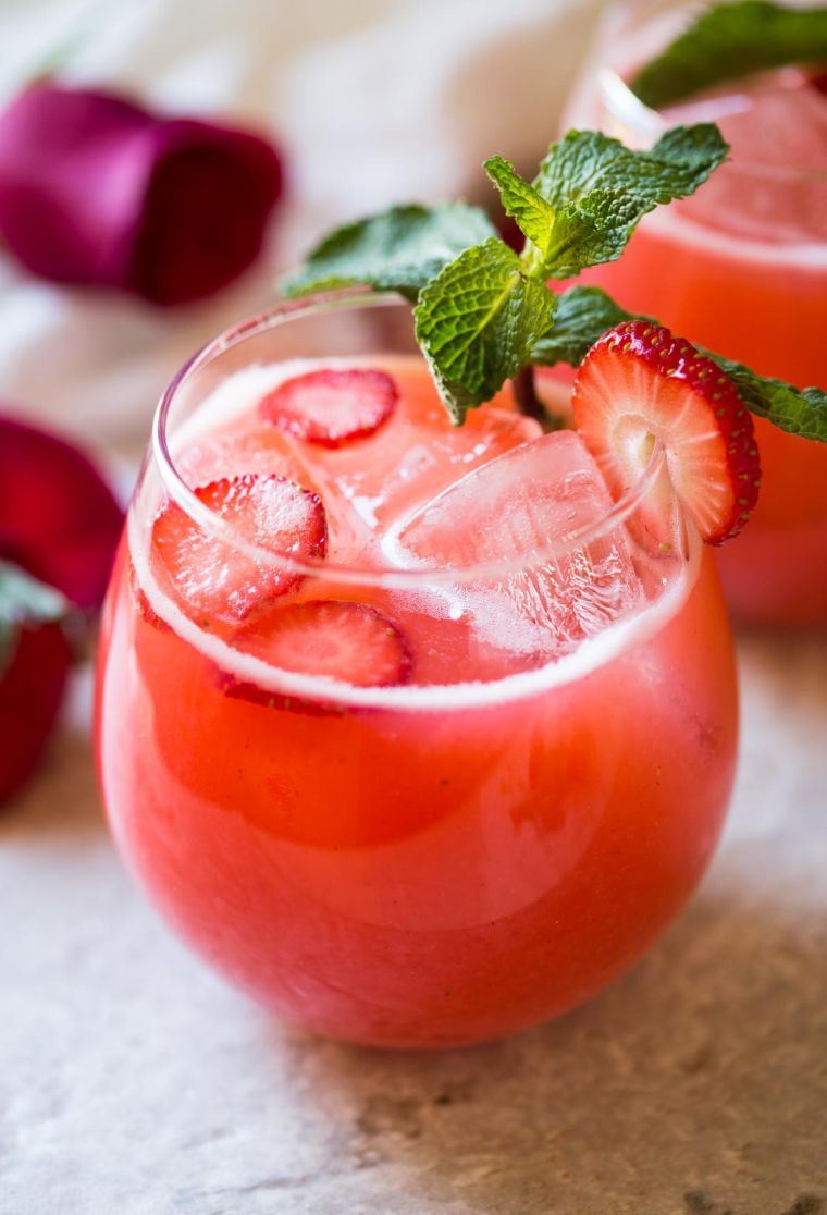 recette pour limonade aux fraises 