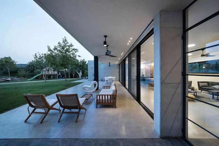 terrasse beton tendances design