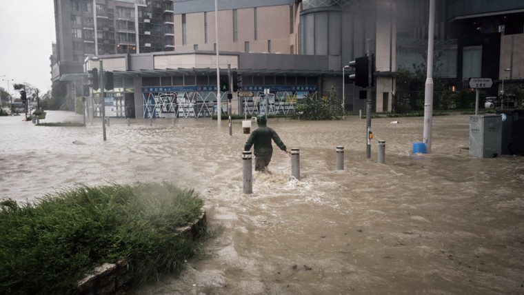 typhon définition Mangkut inondation