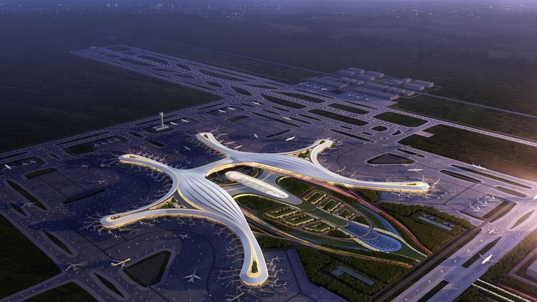 aéroport chengdu tianfu air futuriste