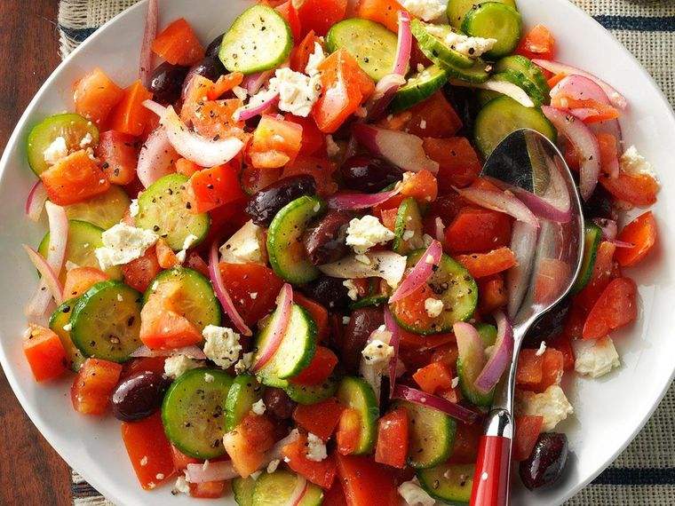 comment faire salade grecque