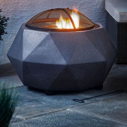 fire pit gaz jardin