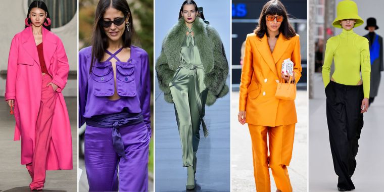 tendances mode automne 2020 avec couleurs 