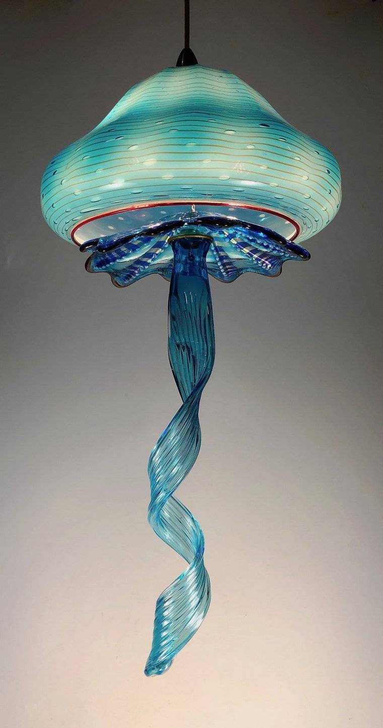 coquillage deco lampe méduse