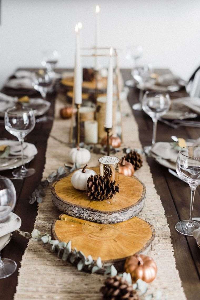 décoration Thanksgiving table fête