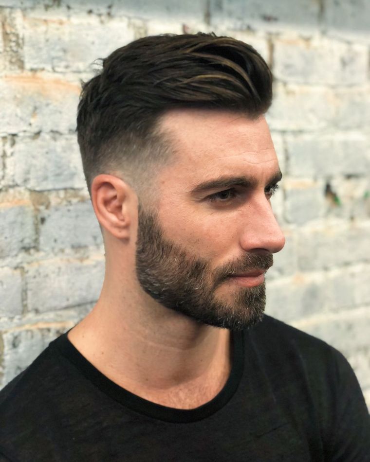 idée pour coiffure homme avec barbe