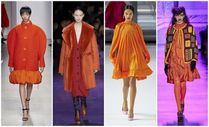 couleur tendance automne orange