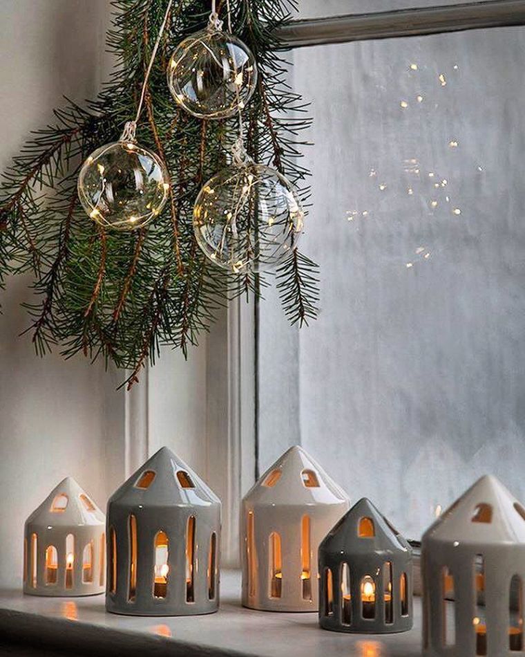 boules de Noël en verre