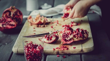 bienfaits du jus de grenade et fruits