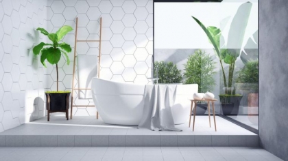 deco salle de bain tendance 2021 baignoire