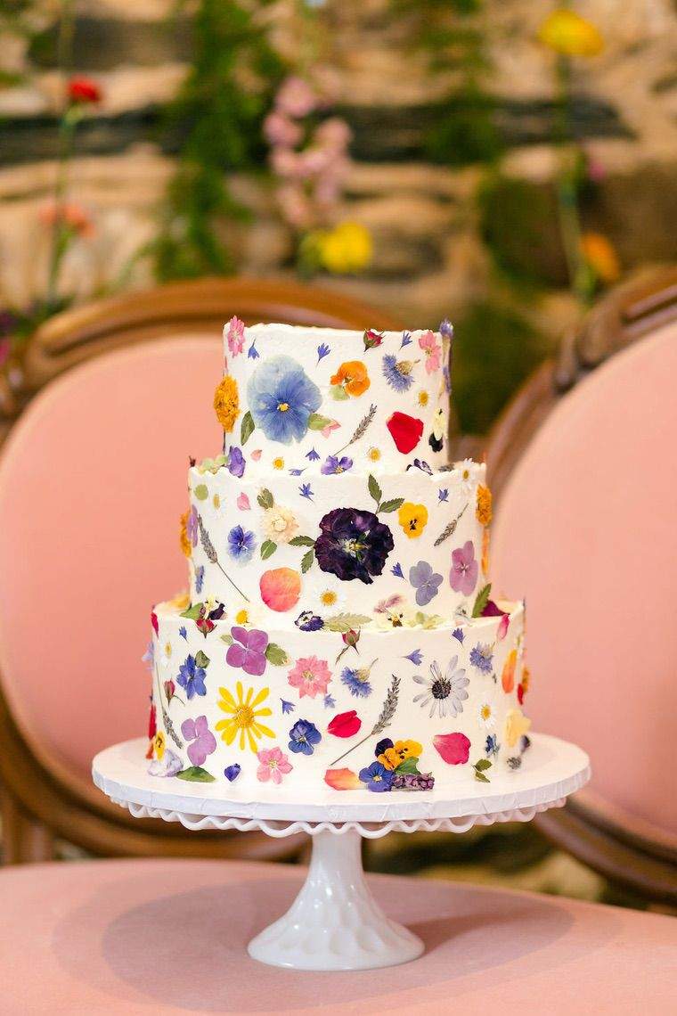 gâteau printemps anniversaire fleurs