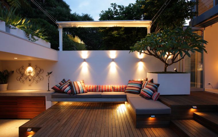eclairage exterieur jardin terrasse projecteur led