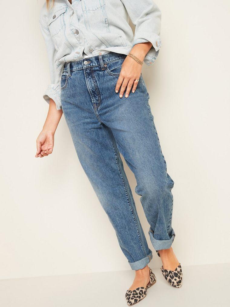 jeans larges mode quotidienne