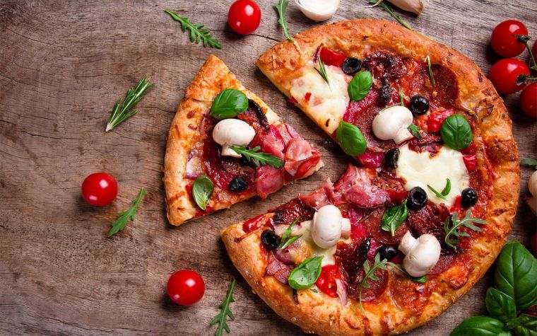 aliments malsains : pizza diethetique 